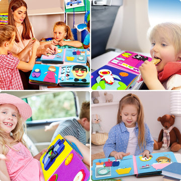 Adventure Book™ - Washable Montessori 3D Story Busy Board -